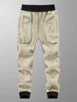 Pantalones de chándal de invierno para hombre, pantalones de chándal gruesos y cálidos de lana, ropa deportiva con bolsillos y cremallera, pantalones de chándal informales de algodón de talla grande 6XL 7XL 8XL - details 5