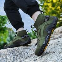 Zapatos acuáticos de secado rápido para hombre, zapatos para caminar en aguas arriba, zapatillas de agua transpirables de malla antideslizantes, calzado de escalada de alta calidad - details 17