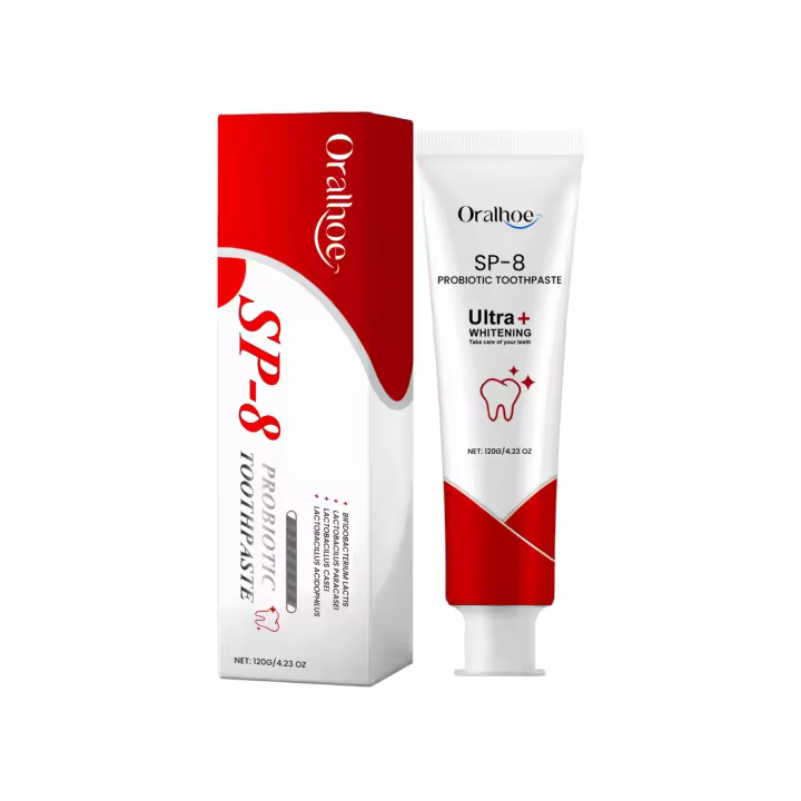 La pasta de dientes probiótica Bright White Mint refresca el aliento, limpia, embellece los dientes, cuida los dientes y el cuidado bucal - 1