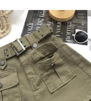 Falda de Denim de Cintura Alta para Mujer Estilo Coreano Versátil Cinturón Moda de Talla Grande - details 20