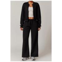 Pantalones deportivos de pierna ancha para mujer, pantalones deportivos holgados de cintura alta, pantalones térmicos informales, ropa deportiva para gimnasio, pantalones deportivos informales. - details 12
