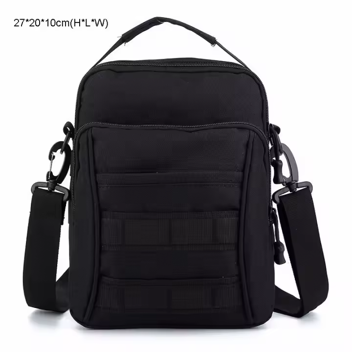 Bolso de hombro para hombre y mujer, bandolera táctica Molle, resistente al agua, multifuncional, para acampar y hacer senderismo - 1
