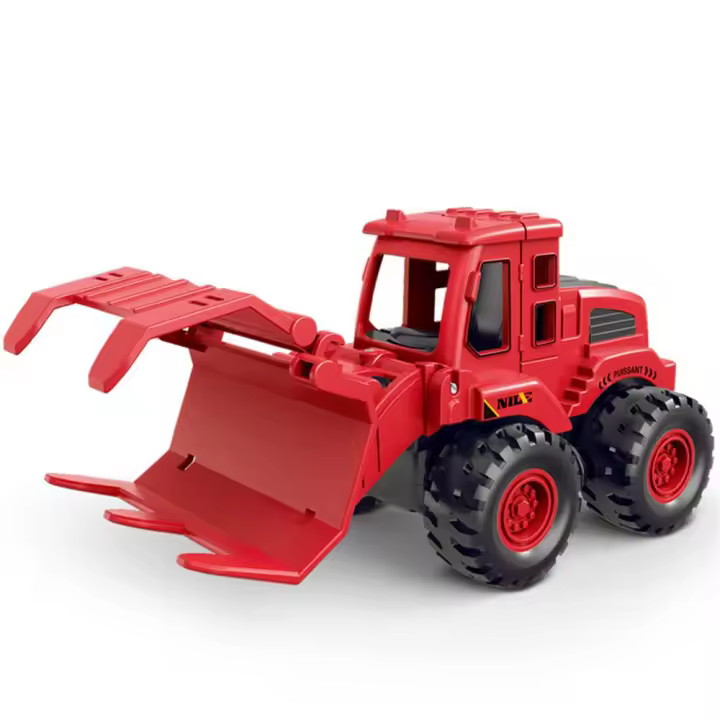 Educational Toys Dump Truck Crane Excavator Toy Vehicles Vehicle Set Inertia Car Toy Pull Back Car Engineering Car Car Play Toy - 1