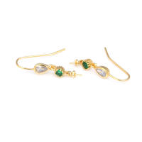 Latón color oro de 18 quilates, compatible con cuentas de medio agujero con ganchos de medio pasador para pendientes, joyería de alta calidad, accesorios para manualidades. - details 14