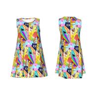 Vestido veraniego suelto personalizado H-Fine e Album S-Styles con estampado de bolsillo, vestido sin mangas para mujer para vacaciones en la playa - details 2