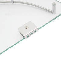 Estante de Pared de Vidrio Triangular 6 mm Montado en la Pared Ideal para Baño - details 4