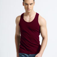 Caumanl-ropa interior de algodón para hombre, camiseta sin mangas de alta calidad para culturismo, Chaleco Ajustado sin mangas, talla CN - details 13