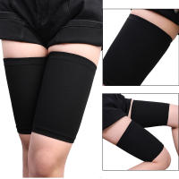 Mangas de compresión para el muslo, accesorio para aliviar el dolor de ingle cuádruple, para deportes, correr, recuperación de lesiones, envoltura para el muslo, 2 piezas - details 8