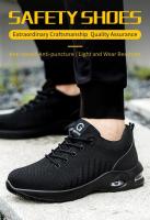 para hombres y mujeres, zapatos transpirables con punta de acero para trabajo, zapatos de protección de seguridad resistentes a pinchazos - details 2