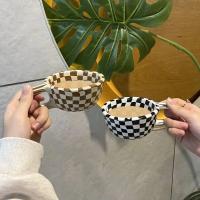 1 Pieza De Tazas De Cerámica Tazas De Café Pellizcadas A Mano Taza De Té De Leche De Flores Irregulares Ins Estilo Coreano Taza De Desayuno De Avena Utensilios De Cocina - details 1