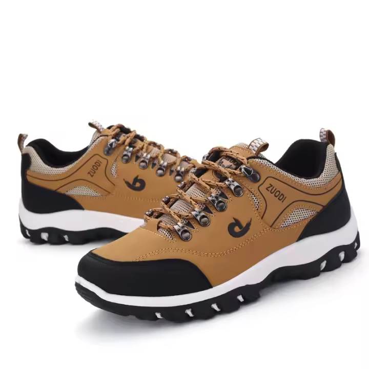 Zapatos de senderismo para hombre, zapatillas de deporte resistentes al deslizamiento, botas de montaña con cordones, talla grande 39-48 - 1