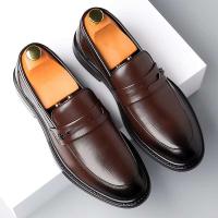 Zapatos de vestir de cuero antideslizantes para hombre, estilo Oxford, de lujo, para oficina, negocios, nuevo producto, diseño 2024 - details 1