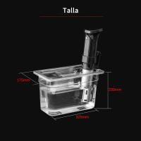 Contenedor Sous Vide de 6L Machina de Asado de Carne con Tapa Cocina Lenta de Inmersión para Almacenamiento de Alimentos Material de Plástico Duradero - details 6