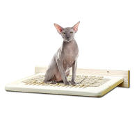 Hamaca montada en la pared para gatos, poste de rascado de cuerda de Sisal, torre de ￡rbol, casa de juguete para gatitos, rascador para gatos, marco de plataforma para escalar - details 8