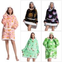 Sudadera con capucha de Sherpa para mujeres, hombres y adolescentes, manta usable de gran tamaño, manta gruesa y cálida, Sudadera con capucha grande - details 3