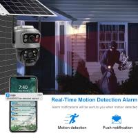 Cámara de vigilancia Solar individual/Binocular, conexión inalámbrica WiFi/4g, visión nocturna impermeable, monitoreo de seguridad - details 4