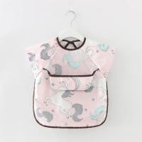 Babero de manga larga para bebé, bufanda con estampado de dibujos animados, impermeable, paño para eructar - details 11