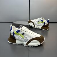 Zapatos cómodos de plataforma de moda para caminar al aire libre, trotar, acampar, zapatillas de deporte con cordones para hombres para todas las estaciones - details 6