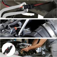 Juego de 3 piezas de alicates de desconexión eléctrica de acero de alta carbonatación - Separador de conectores de 60 grados, aplicación universal para cableado eléctrico, diseño duradero de corte lateral con acentos rojos, alicates eléctricos - details 3