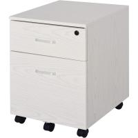Archivos Suspendidos con 2 Cajones y Cerradura 40x45x55,6 cm Blanco - details 0