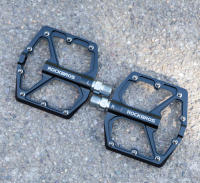 ROCKBROS-pedales de bicicleta ultraligeros, rodamientos de sellado, aleación de aluminio, para carretera, plataforma plana, accesorios para piezas de bicicleta - details 8