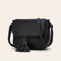 Bolso cruzado elegante y minimalista Cuero sintético, cierre con cremallera, mantenimiento fácil, estilo urbano, duradero Ideal para mujeres y mamás - details 0