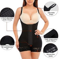Women Full Body But Lifter Plus Size Shaper High Compression Faja Lose Weight Shaper Girdles Postpartum Shapewear - details 3