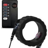 Anillo peneano con anillo para los testículos, anillo de silicona elástica para hombres, masajeador SM con unidad principal y electrodos para testículos y pene. - details 1