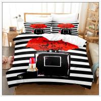 Juego de ropa de cama con Perfume personalizado, funda de edredón rosa con flores, ropa de cama, regalo romántico de moda - details 8