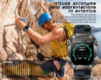 Reloj Inteligente Militar Resistente Duradero IP68 Impermeable 2,0' HD Pantalla Bluetooth para Android Ios Xiaomi - details 7