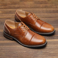 Zapatos casuales de negocios tendencia retro zapatos de cuero de gran tamaño - details 15