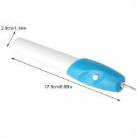 1pc Pluma de grabado eléctrica, Pluma de grabado de precisión inalámbrica, Herramienta de grabado de nombres. Este producto no incluye pilas. - details 3