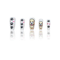 24 Piezas De Uñas Postizas Con Textura Mate De Diamante Rojo Puro Y Forma Almendra Para Uso Diario Y Fiestas Incluye 1 Strip De Rub Y 1 Jel - details 5