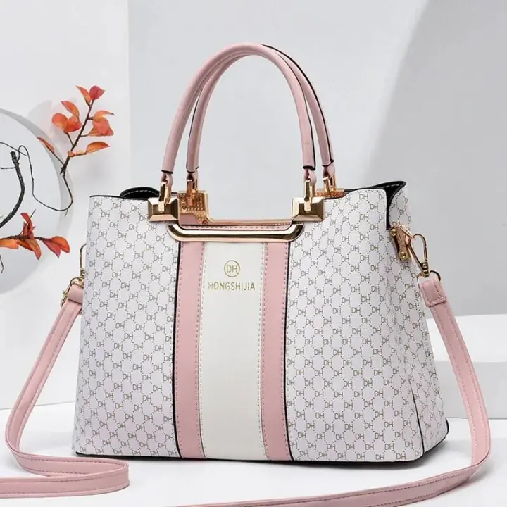 Bolso de mano elegante y atmosférico, bandolera de hombro grande retro con estampado a la moda, mochila de lujo de alta gama - 1