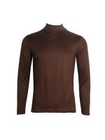 Camiseta De Cuello Alto Para Hombre Moda Casual Ajustada Primavera Otoño Top Delgado Transpirable Ligero Con Capucha - details 3