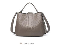 Bolso De Cuero Suave Y Genuino para Mujer, bolsa De Cuero con borde, diseñador, H - details 8