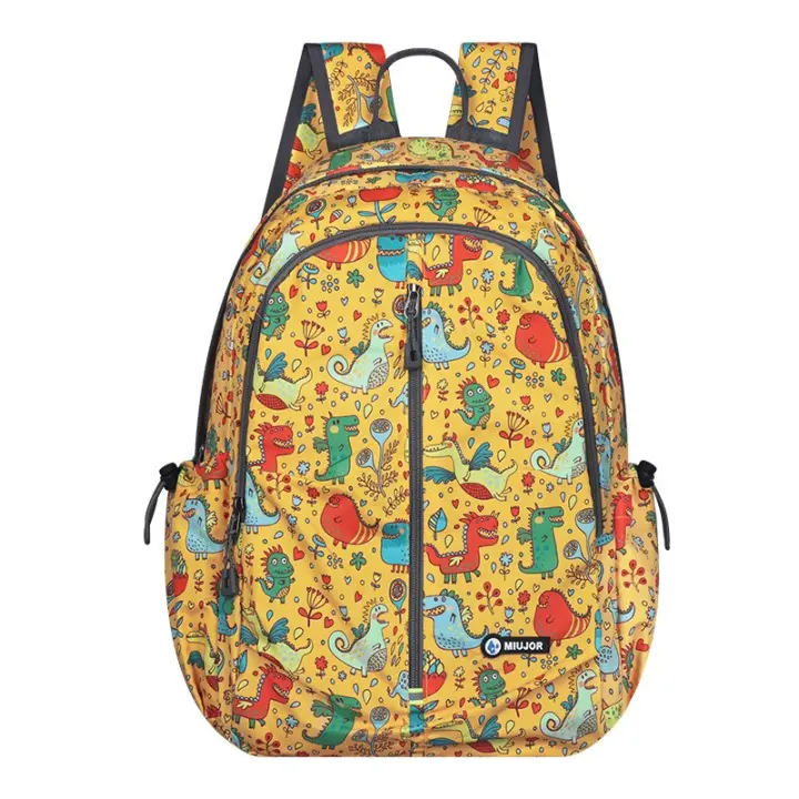 Mochila de Piel Plegable Impermeable Ultraligera, Portátil, Gran Capacidad para Deportes y Viajes al Aire Libre - 1
