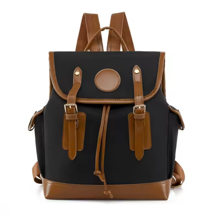 Mochara Oxford de gran capacidad para Mujer, mochila impermeable para Exterior, Bolsa de viaje, Bolsa con Cordón para Mujer - 1