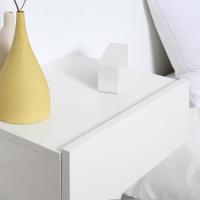 2 Mesitas de Noche Flotantes con 1 Cajón Diseño Montado en la Pared Estilo Moderno para Dormitorio 40x30x15 cm - details 6