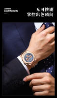 Marca suiza multifuncional nuevo reloj para hombre reloj de cuarzo luminoso impermeable - details 11