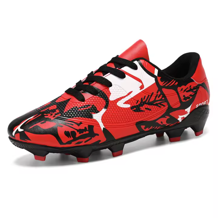 Zapatos de fútbol de marca para hombre, zapatillas de fútbol antideslizantes para exteriores para niños, zapatillas de entrenamiento transpirables, zapatillas de fútbol sala para césped - 1