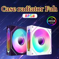 3 piezas de ventilador de refrigeración para chasis de computadora de escritorio L-J4Pro cuarta generación, 12 cm, 5V, tres pines, ARGB colorido y silencioso con diseño marino - details 0