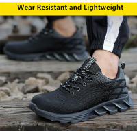 Zapatos de seguridad para el trabajo para hombre, calzado especial antipinchazos, antideslizante, para exteriores, para construcción - details 2