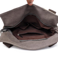 Bolso de lona para mujer, bolsa de mano de gran capacidad, estilo Retro, bandolera de viaje - details 5