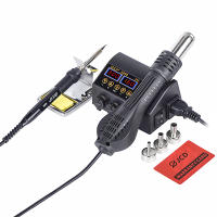 Estación de Soldadura JCD 2 en 1 750W con Pantalla LCD Digital para Reparación de Teléfonos Móviles BGA SMD IC Herramientas de Soldadura Fuente de Alimentación Eléctrica Normales Buena para DIY Caseado - details 16