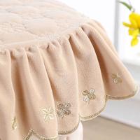 Cojín para silla de comedor de estilo Pastoral, 43x45cm, suave, transpirable, para invierno, para estudiantes, antideslizante, antisuciedad, cuadrado de terciopelo - details 5