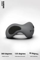 Almohada para Siesta portátil, espuma viscoelástica de rebote lento, almohada en forma de U, ergonómica, transpirable, suave, envoltura para cabeza y cuello, almohada de viaje con soporte - details 2