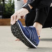 Zapatillas Deportivas Transpirables para Hombre Zapatos Planos Informales de Cuero para Caminar - details 12