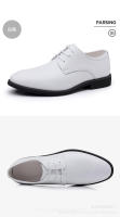Mocasines casuales de cuero formales profesionales de negocios británicos Summer Hollow para hombre, sandalias bajas, zapatos de trabajo - details 19