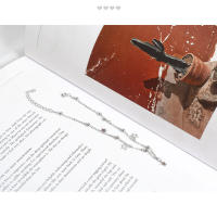 Nuevo estilo S, tobillera de estrella Simple de cinco puntas con cuentas redondas de plata pura con personalidad, joyería de moda de playa - details 4